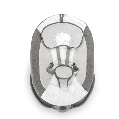 Bagi Dastana Black Otomatik Sallanır Müzikli Zaman Ayarlı Ana Kucağı Grey (1)