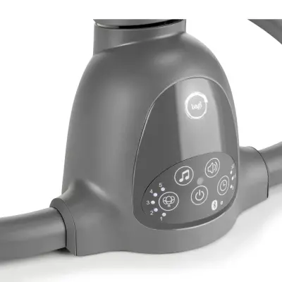 Bagi Dastana Black Otomatik Sallanır Müzikli Zaman Ayarlı Ana Kucağı Grey - 11