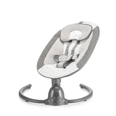 Bagi Dastana Black Otomatik Sallanır Müzikli Zaman Ayarlı Ana Kucağı Grey - 7