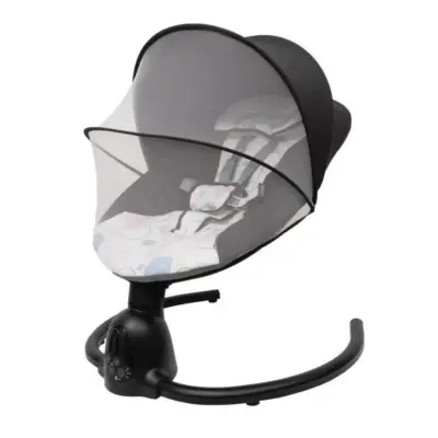 Bagi Dastana Black Otomatik Sallanır Müzikli Zaman Ayarlı Ana Kucağı Square