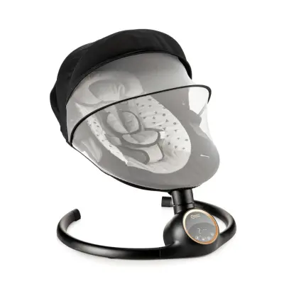 Bagi Dastana Otomatik Sallanır Müzikli  Zaman Ayarlı Ana Kucağı Black Gold - 6