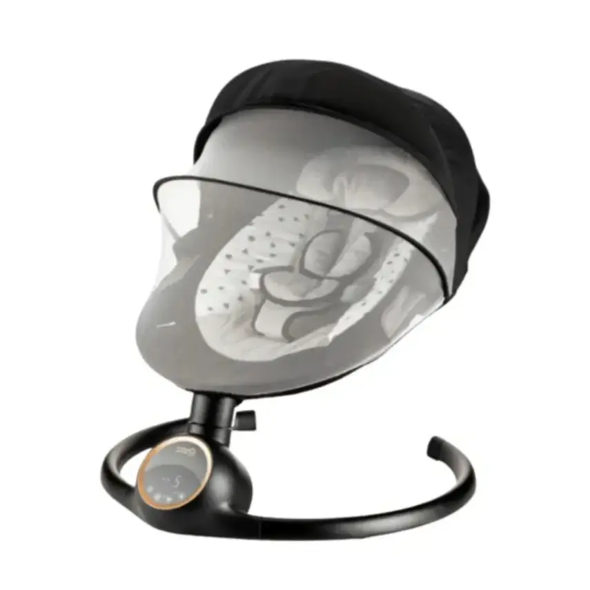 Bagi Dastana Otomatik Sallanır Müzikli  Zaman Ayarlı Ana Kucağı Black Gold - 1