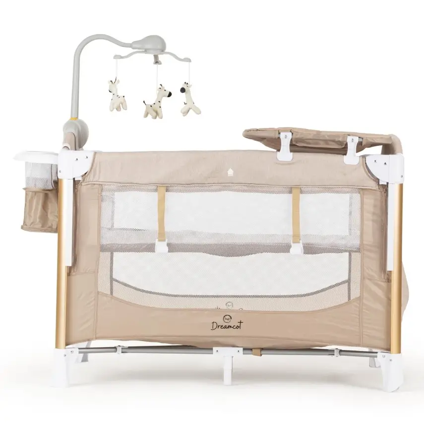Bagi Dreamcot Anne Yanı Oyun Parkı 70x110 cm Beige - 5