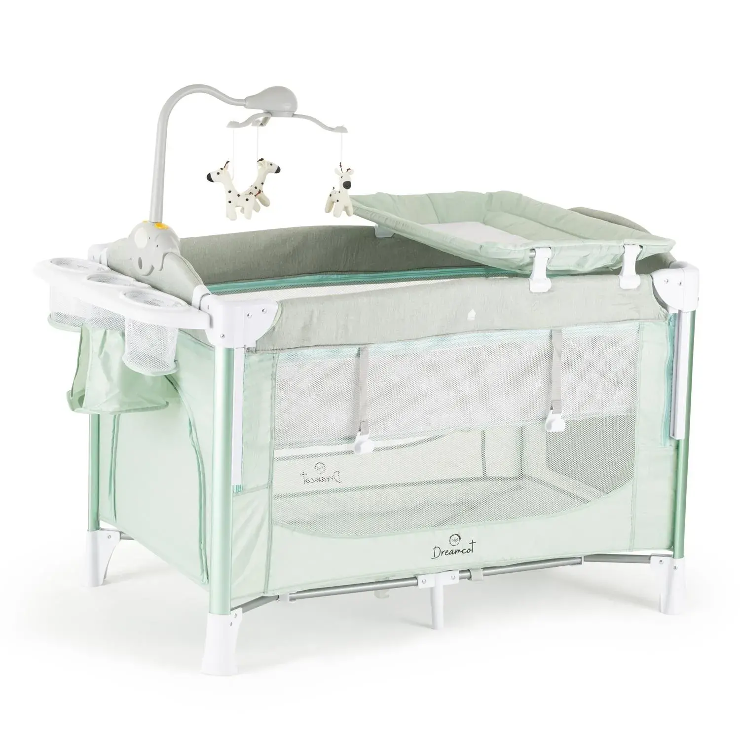 Bagi Dreamcot Anne Yanı Oyun Parkı 70x110 cm Green