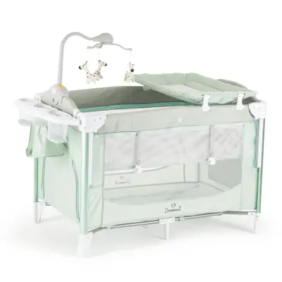 Bagi Dreamcot Anne Yanı  Oyun Parkı 70X110 Cm Green