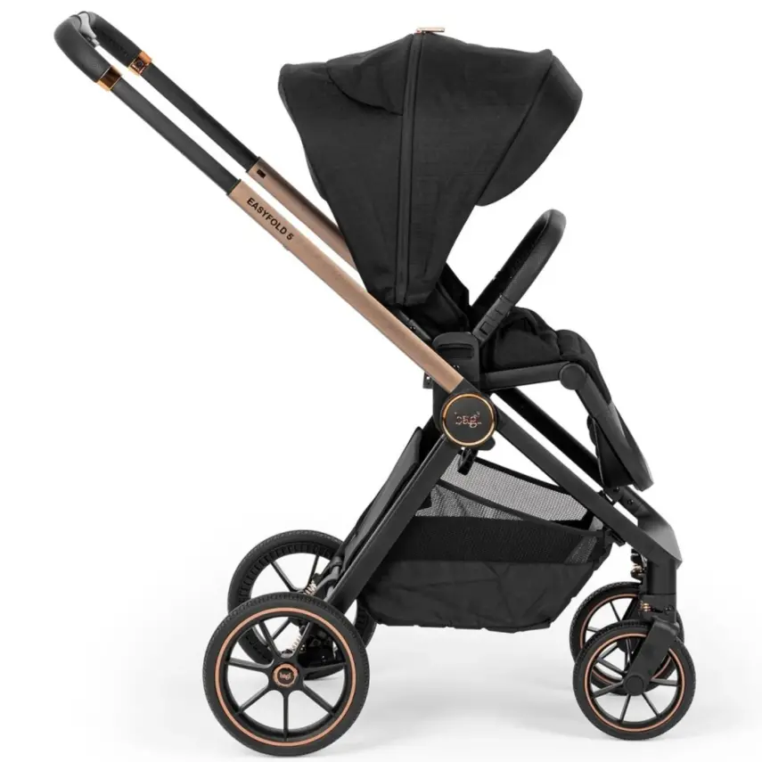Bagi Easyfold 5 Bebek Arabası Black Gold - 6