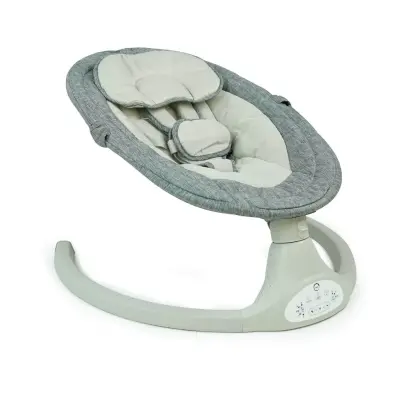 Bagi Moonlight Zaman Ayarlı Otomatik Sallanan Ana Kucağı Koyu Gri