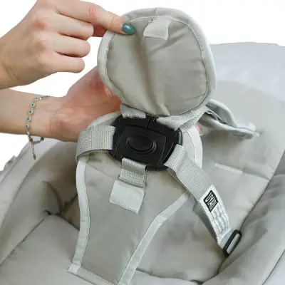 Bagi Moonlight Zaman Ayarlı Otomatik Sallanan Ana Kucağı Koyu Gri (1)