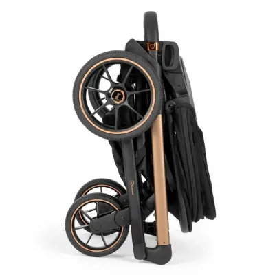 Bagi Nanofold 3 Çift Yönlü Katlanabilir Bebek Arabası Black Gold - 8