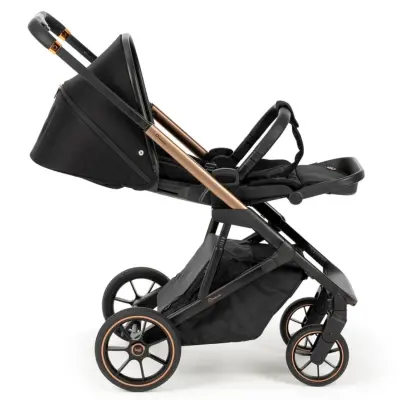 Bagi Nanofold 3 Çift Yönlü Katlanabilir Bebek Arabası Black Gold - 4