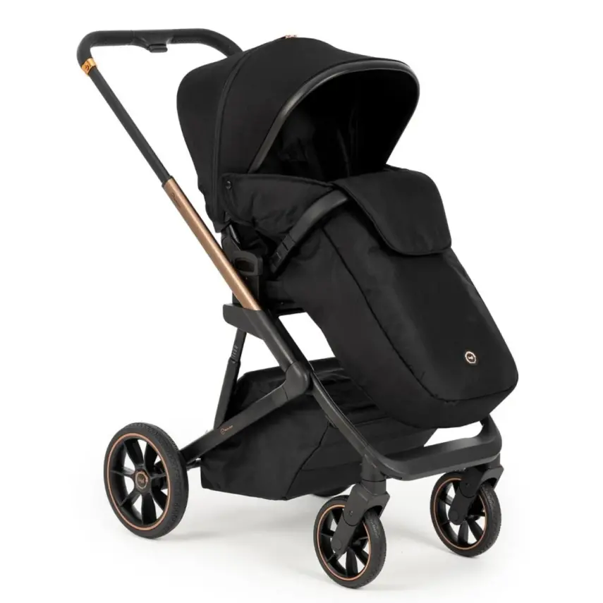Bagi Nanofold 3 Çift Yönlü Katlanabilir Bebek Arabası Black Gold - 6