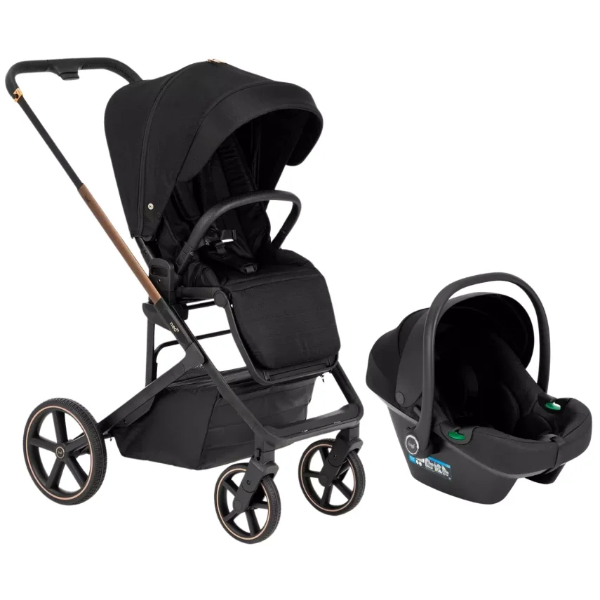 Bagi Neo Big Capsule Travel Sistem Bebek Arabası Black Gold - 1