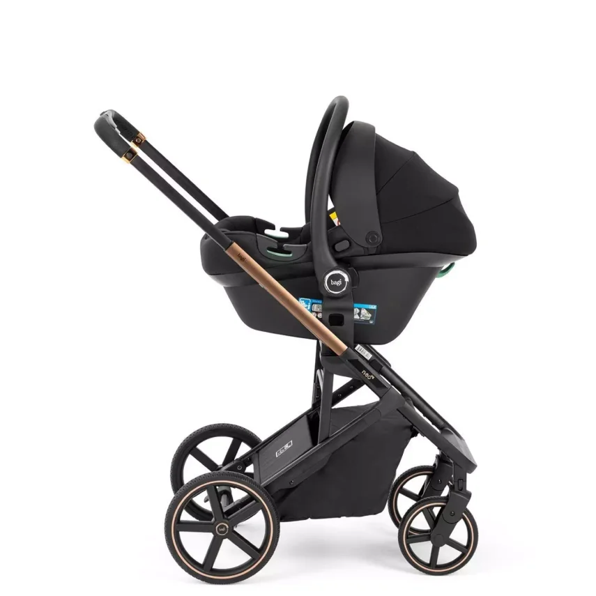 Bagi Neo Big Capsule Travel Sistem Bebek Arabası Black Gold - 14