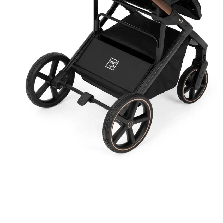 Bagi Neo Big Çift Yönlü Tek Elle Açılır Kapanır Bebek Arabası Black Gold - 7