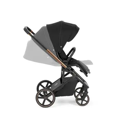 Bagi Neo Big Çift Yönlü Tek Elle Açılır Kapanır Bebek Arabası Black Gold - 9