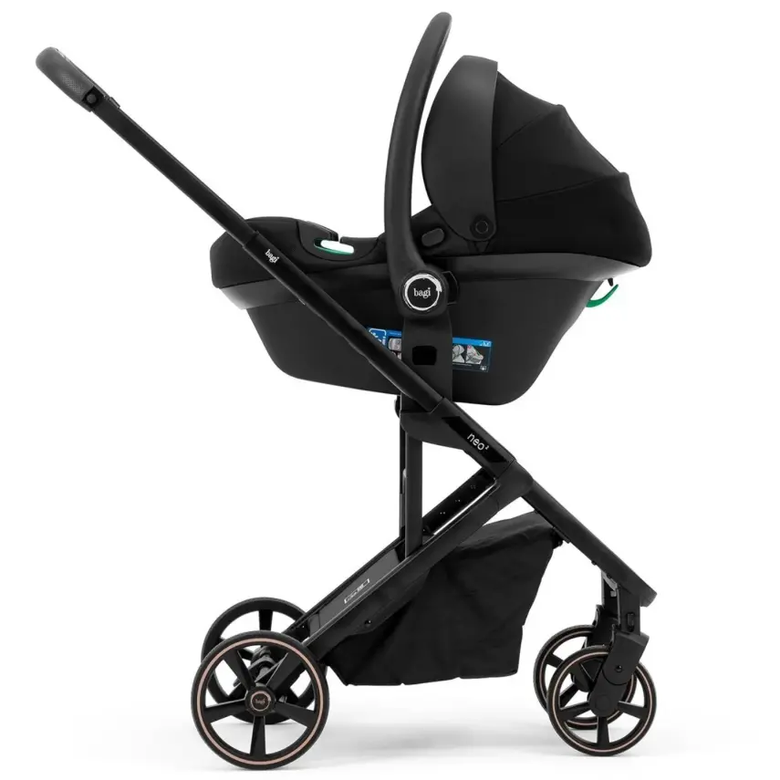 Bagi Neo 2 Capsule Travel Sistem Bebek Arabası Black Gold - 5