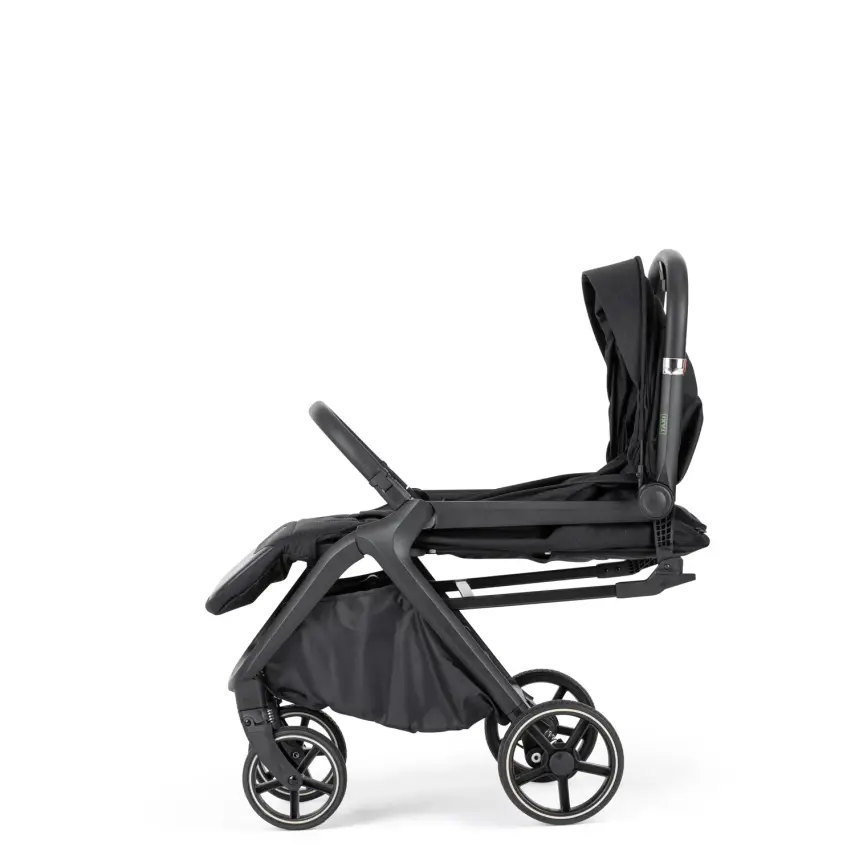 Bagi Taxi Tek Elle Katlanabilir Ultra Hafif Kabin Bebek Arabası Black - 7