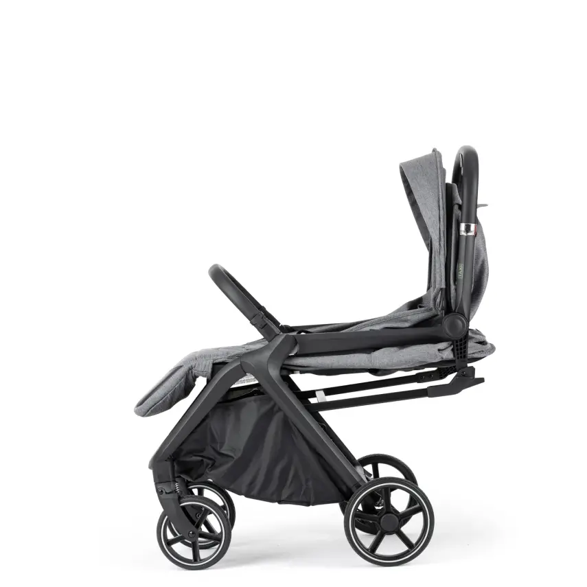 Bagi Taxi Tek Elle Katlanabilir Ultra Hafif Kabin Bebek Arabası Grey - 8