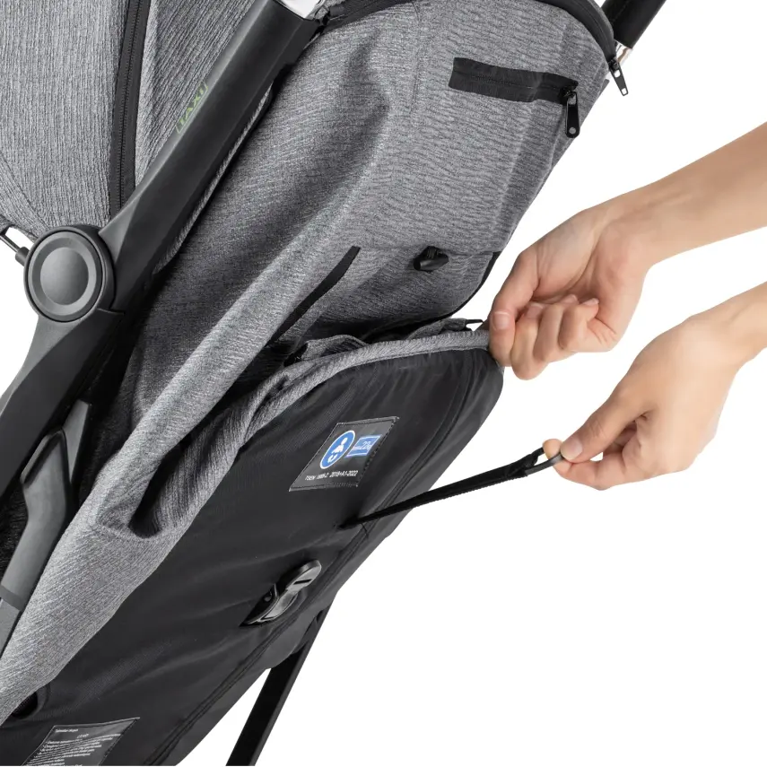 Bagi Taxi Tek Elle Katlanabilir Ultra Hafif Kabin Bebek Arabası Grey - 20
