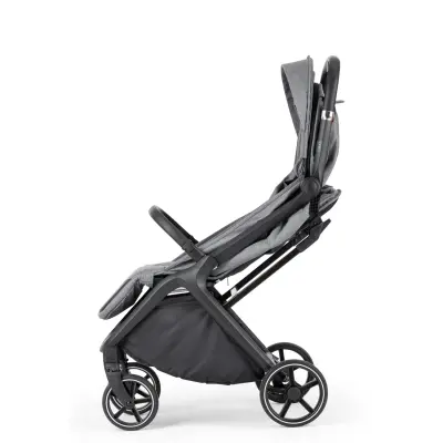 Bagi Taxi Tek Elle Katlanabilir Ultra Hafif Kabin Bebek Arabası Grey - 13