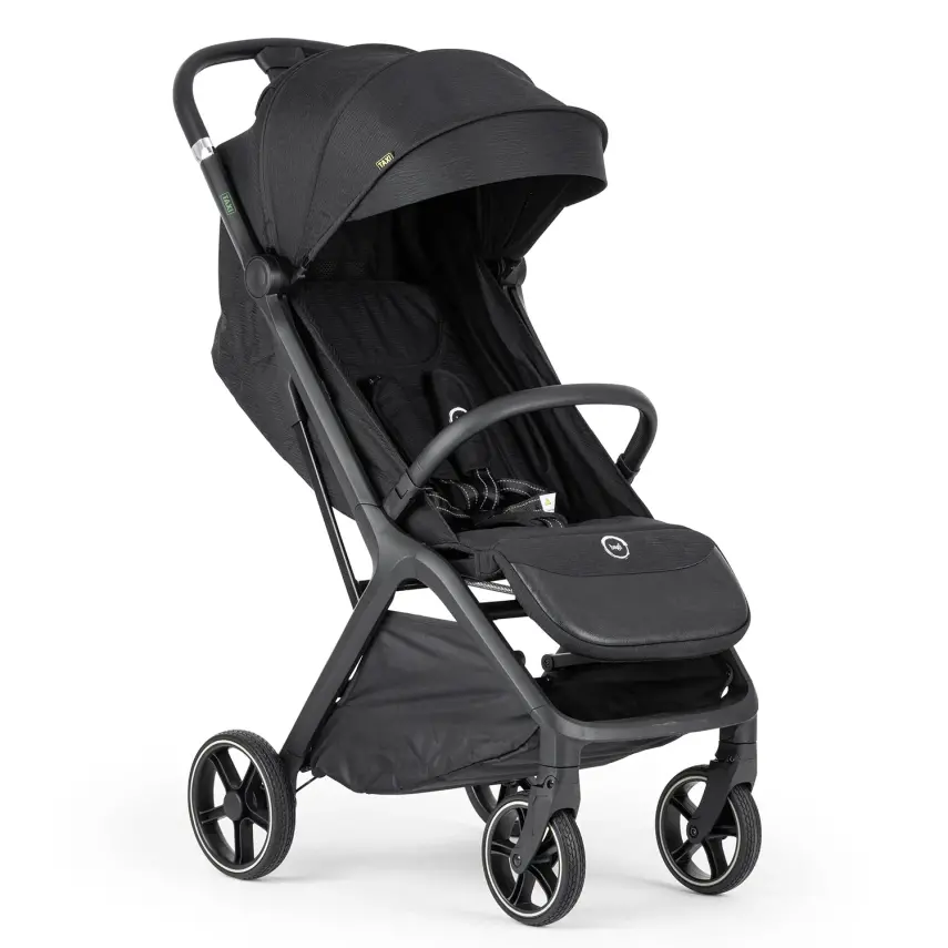 Bagi Taxi Tek Elle Katlanabilir Ultra Hafif Travel Sistem-Seyahat Sistem Bebek Arabası Black - 3