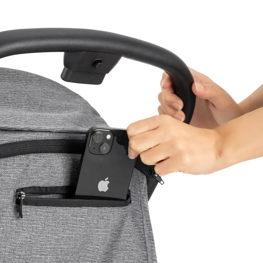 Bagi Taxi Tek Elle Katlanabilir Ultra Hafif Travel Sistem-Seyahat Sistem Bebek Arabası Grey - 21