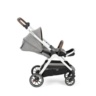 Bagi Techno Autofold Çift Yönlü Kolay Katlanabilir Bebek Arabası Gri - 5