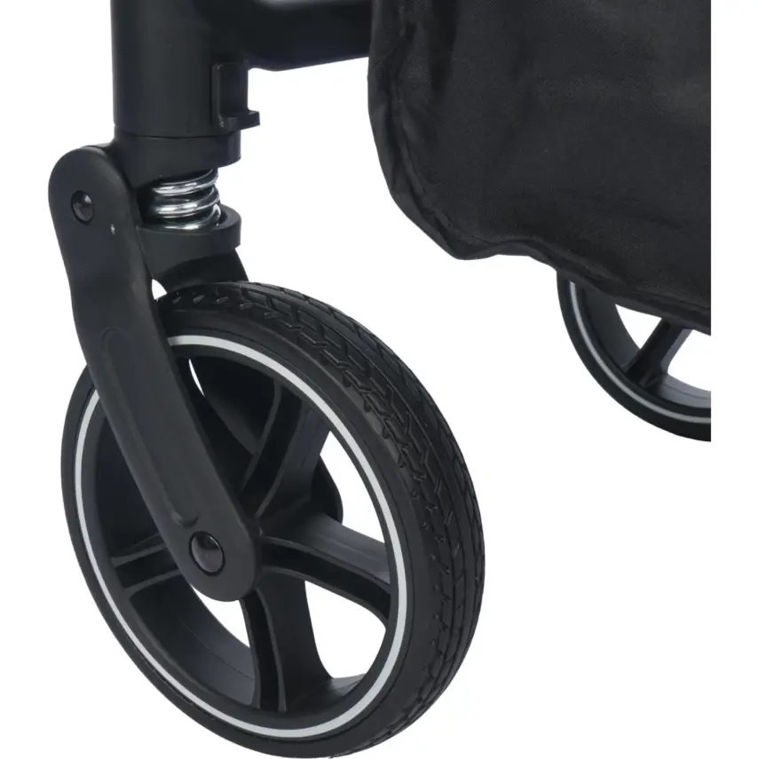 Bagi Zero Autofold Ultra Hafif Tek Elle Katlanabilen Bebek Arabası  Black - 3