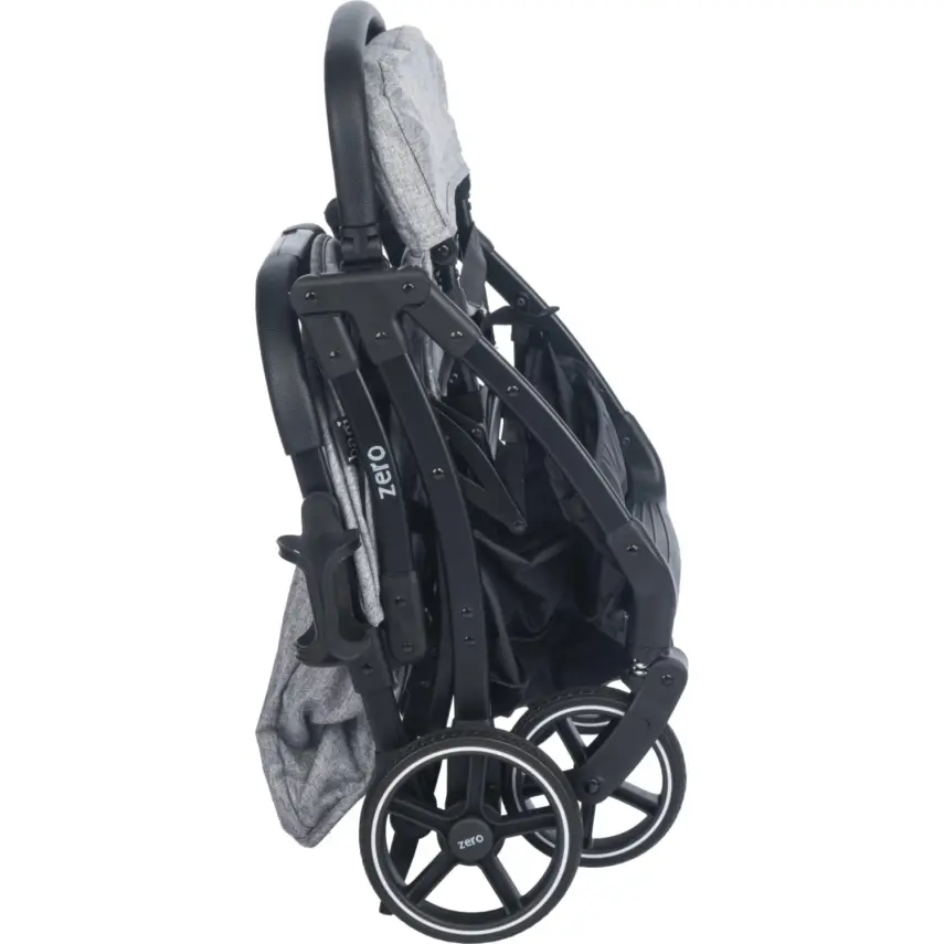 Bagi Zero Autofold Ultra Hafif Tek Elle Katlanabilen Bebek Arabası Grey - 9