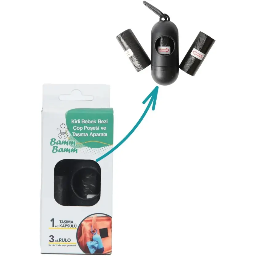Bamm Bamm Kirli Bebek Bezi Poşeti - 10