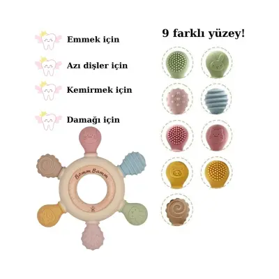 Bamm Silikon Bebek Diş Kaşıyıcı - 5
