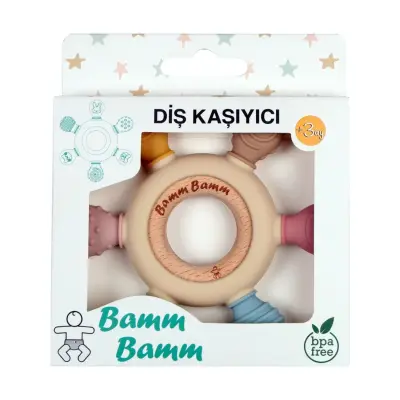 Bamm Silikon Bebek Diş Kaşıyıcı - 3