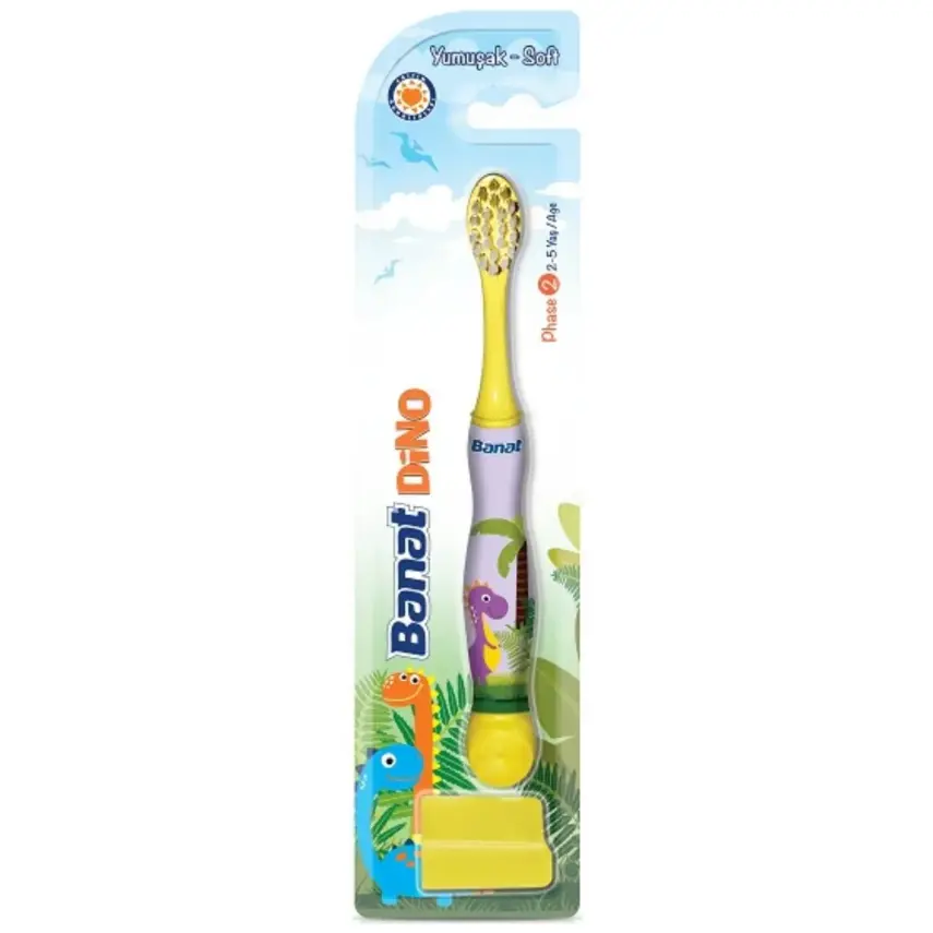Banat Dino Çocuk Diş Fırçası 2-5 Yaş - 5