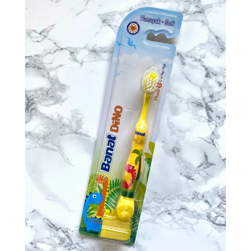 Banat Dino Çocuk Diş Fırçası 2-5 Yaş - 6