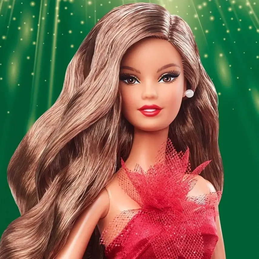Barbie 2022 Mutlu Yıllar Bebeği Kumral - 3