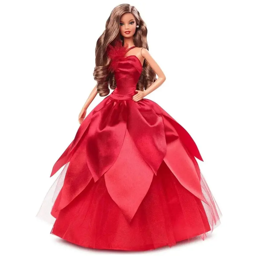 Barbie 2022 Mutlu Yıllar Bebeği Kumral - 1
