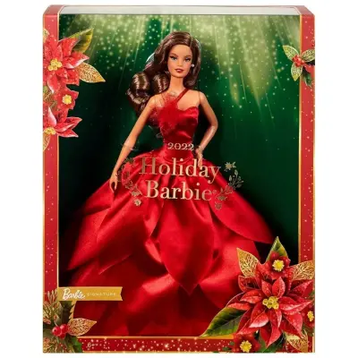 Barbie 2022 Mutlu Yıllar Bebeği Kumral (1)