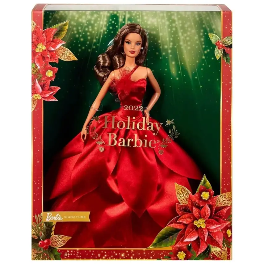 Barbie 2022 Mutlu Yıllar Bebeği Kumral - 2
