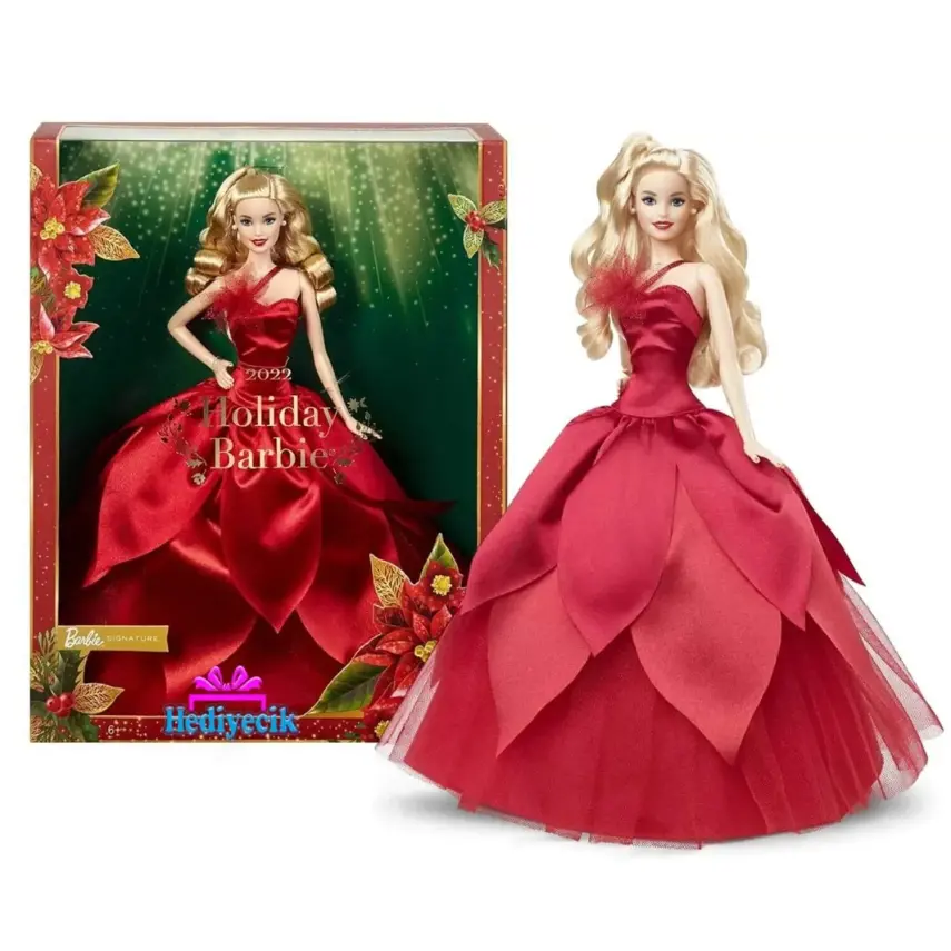Barbie 2022 Mutlu Yıllar Bebeği Sarışın - 2