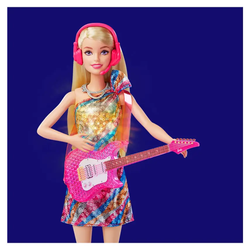 Barbie Büyük Hayaller Serisi Malibu Şarkıcı Bebek  - 6