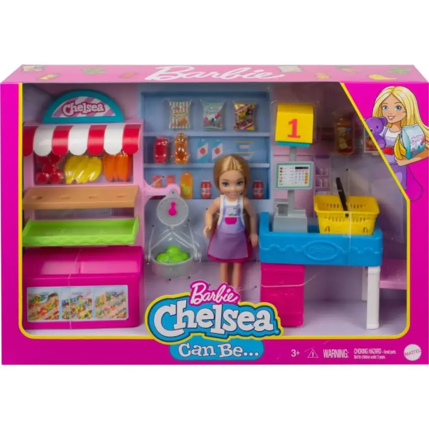 Barbie Chelsea Market Çalışanı Oyun Seti - 3