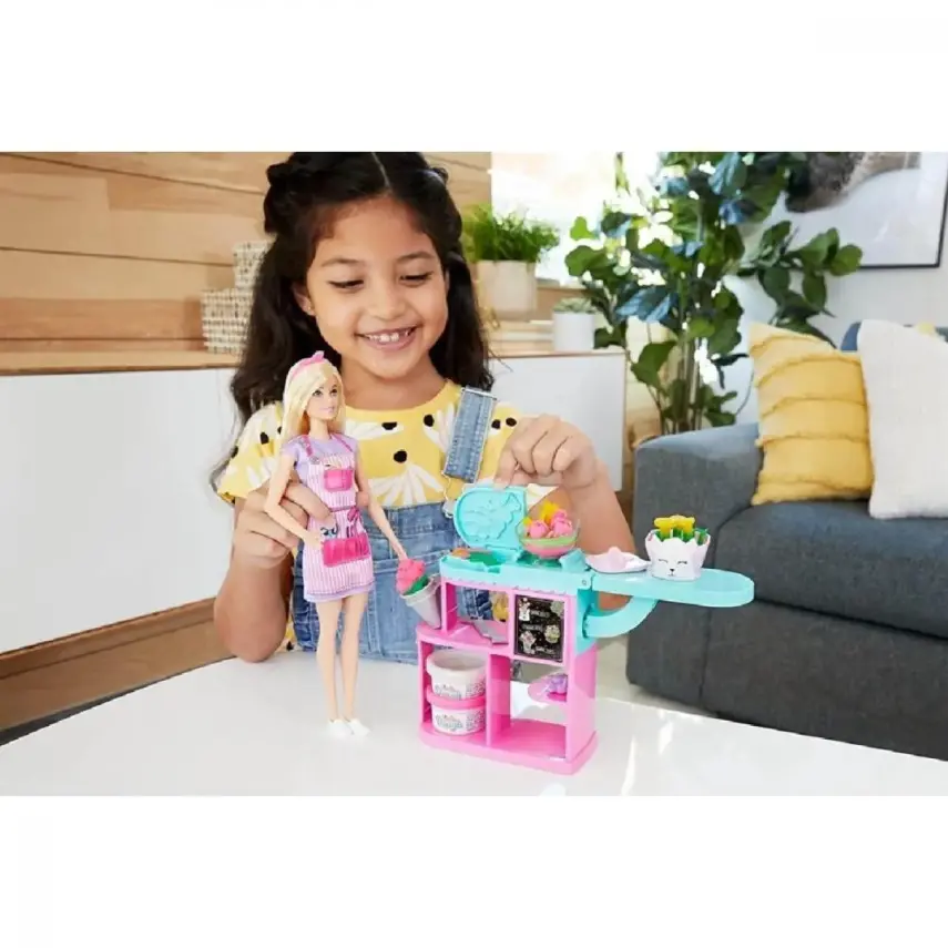 Barbie Çiçekçi Bebek ve Oyun Seti - 2