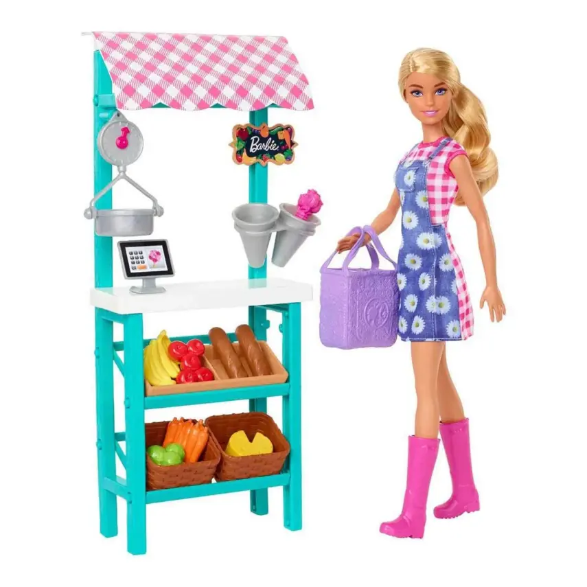 Barbie Çiftçi Pazarı Oyun Seti - 1