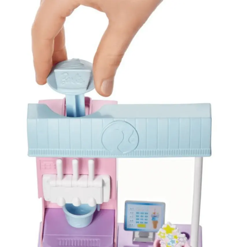 Barbie Dondurma Dükkanı Oyun Seti - 6