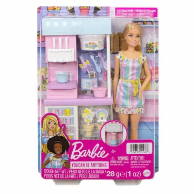 Barbie Dondurma Dükkanı Oyun Seti - 5
