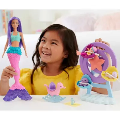Barbie Dreamtopia Deniz Kızı Bebek ve Çocuk Oyun Alanı - 2