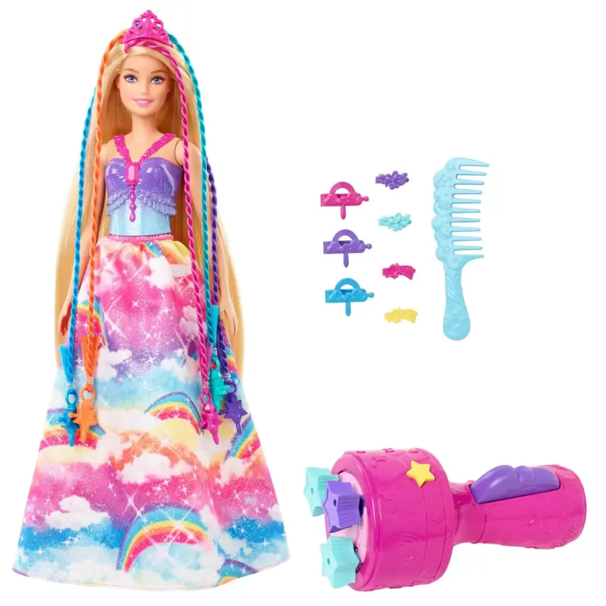 Barbie Dreamtopia Örgü Saçlı Prenses ve Aksesuarları - 1