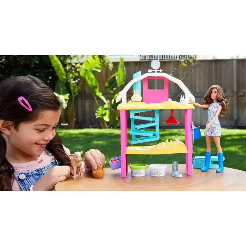 Barbie Eğlenceli Çiftlik Hayatı Oyun Seti - 5
