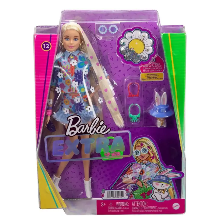 Barbie Extra Mavi Etekli Bebek - 6