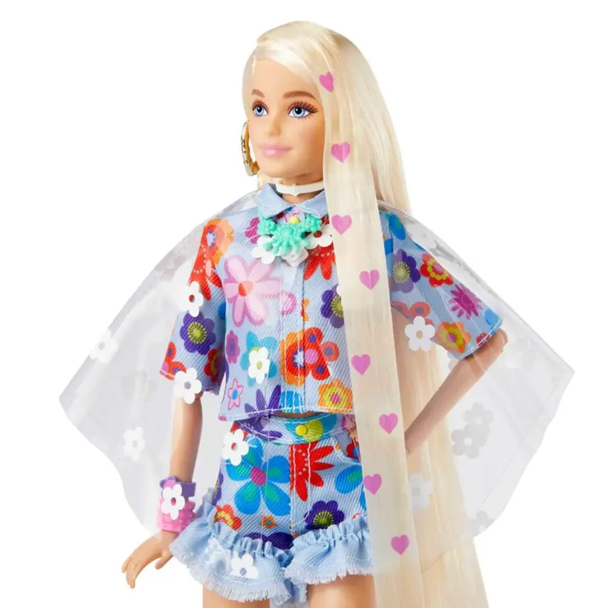 Barbie Extra Mavi Etekli Bebek - 7